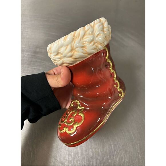 PIPKA 6" SANTA BOOT" Design # 40023. 2002 gallery collection - Picture 1 of 6